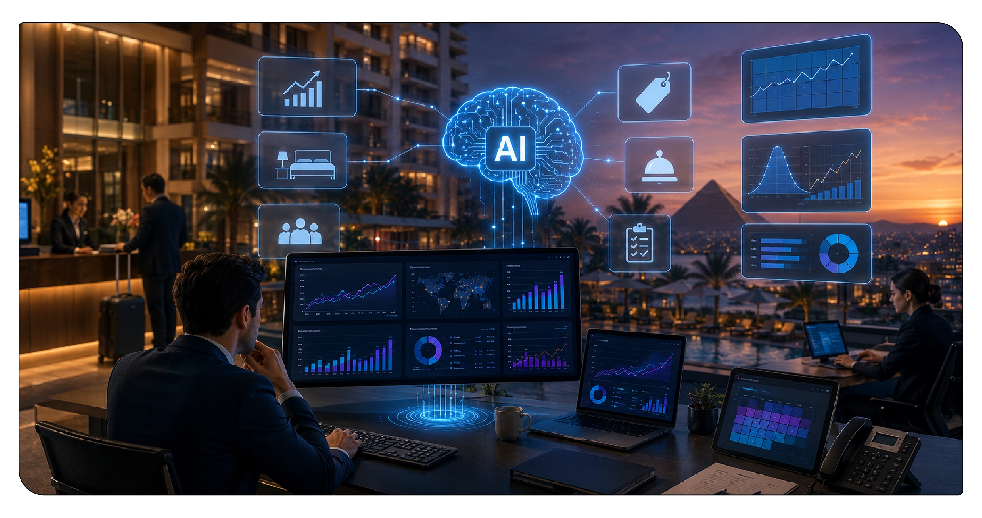 Role of AI and Predictive Analytics in Hotel Intelligence